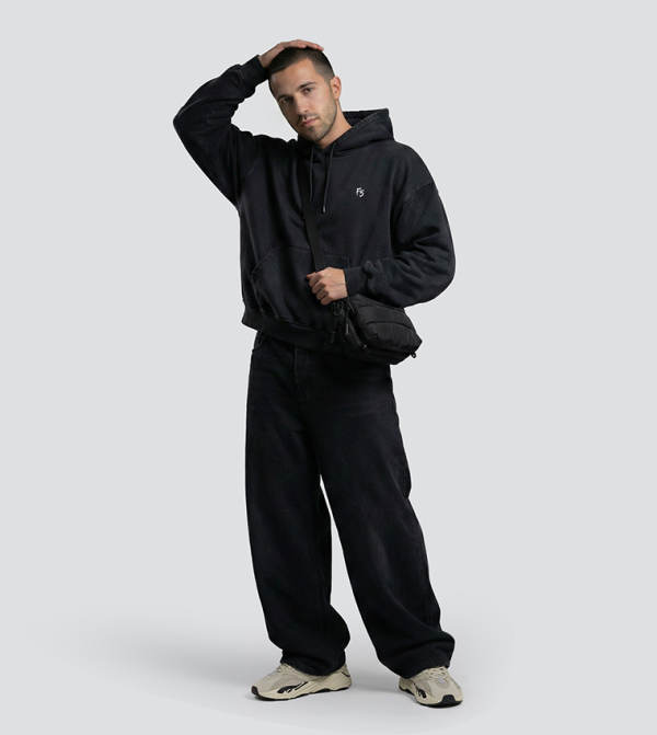 F5 F5 - BLACK Hoodies