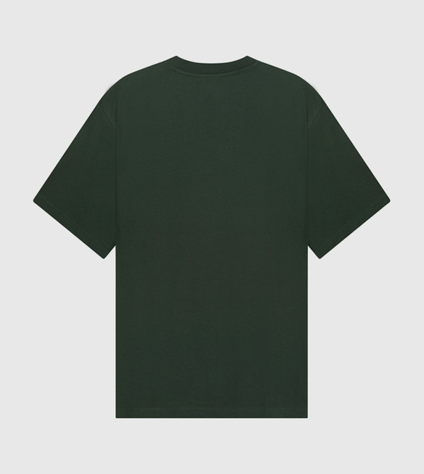F5 F5 - Green Round Neck T-Shirts