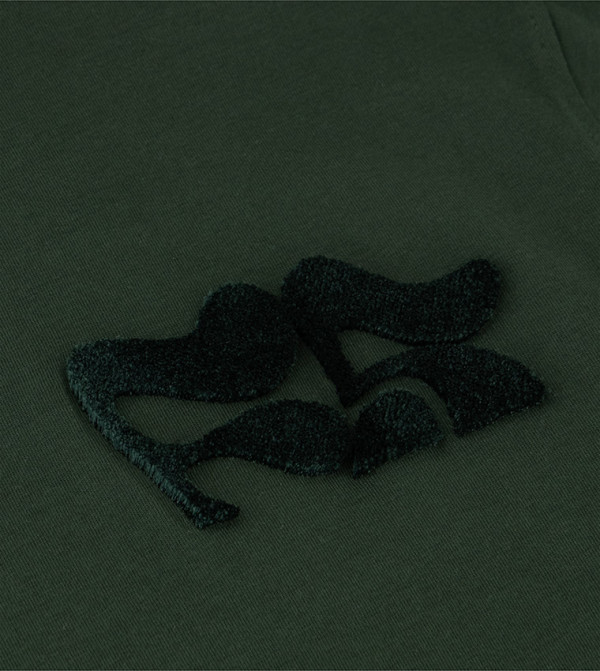 F5 F5 - Green Round Neck T-Shirts