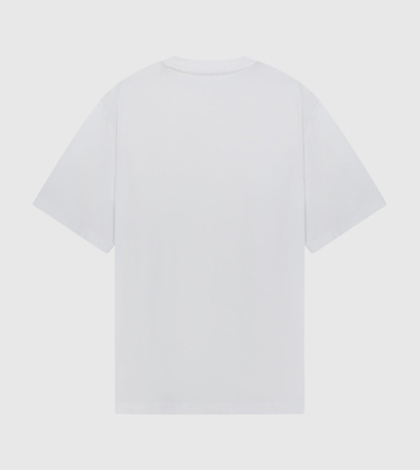 F5 F5 - White Round Neck T-Shirts