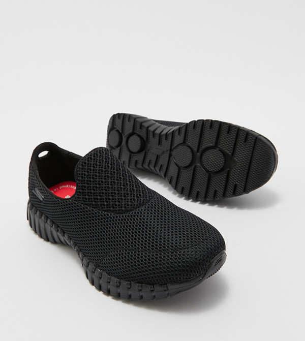 سكيتشرز category 198 - أسود Casual Slip on