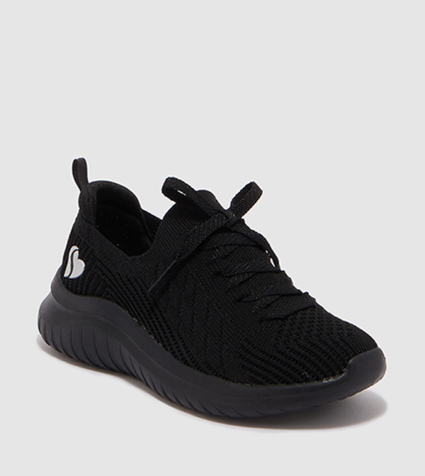 Skechers  Sports Shoes - Black Slip-ons