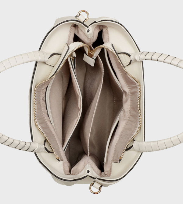 ناين وست ناين وست - كريمي Satchel Bags