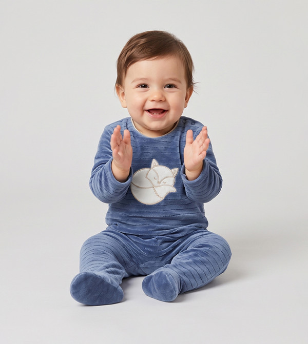 BABIES & MORE  Sleep Suits/Footies - Blue Sleep Suits/Footies