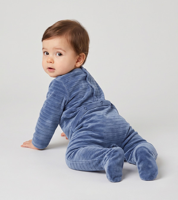 BABIES & MORE  Sleep Suits/Footies - Blue Sleep Suits/Footies