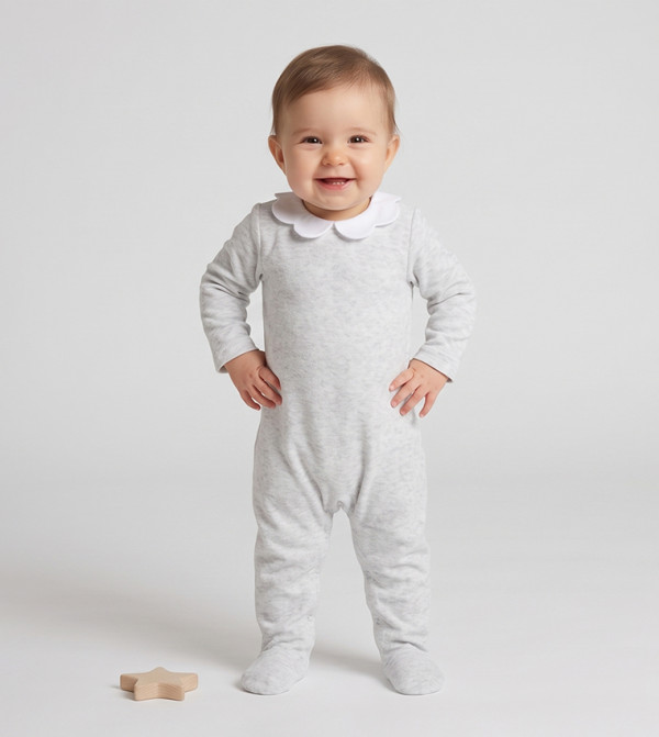BABIES & MORE  Sleep Suits/Footies - Grey Sleep Suits/Footies