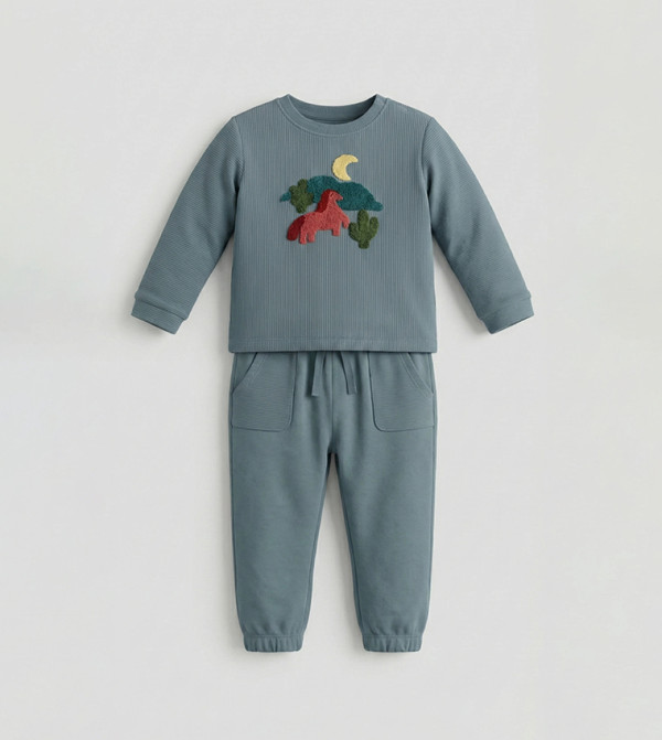 BABIES & MORE  cobalt-and-ochre - Blue clothing sets