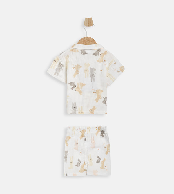 BABIES & MORE Top & Pyjama Sets - White Top & Pyjama Sets