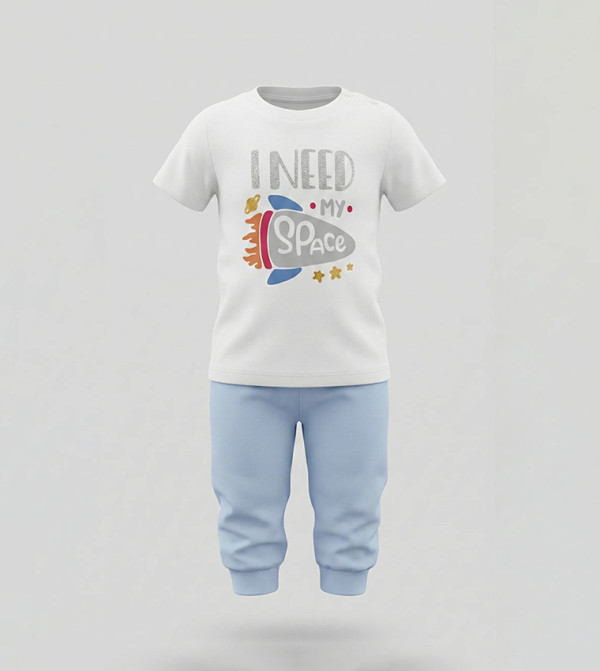 BABIES & MORE BABIES & MORE - White Top & Pyjama Sets