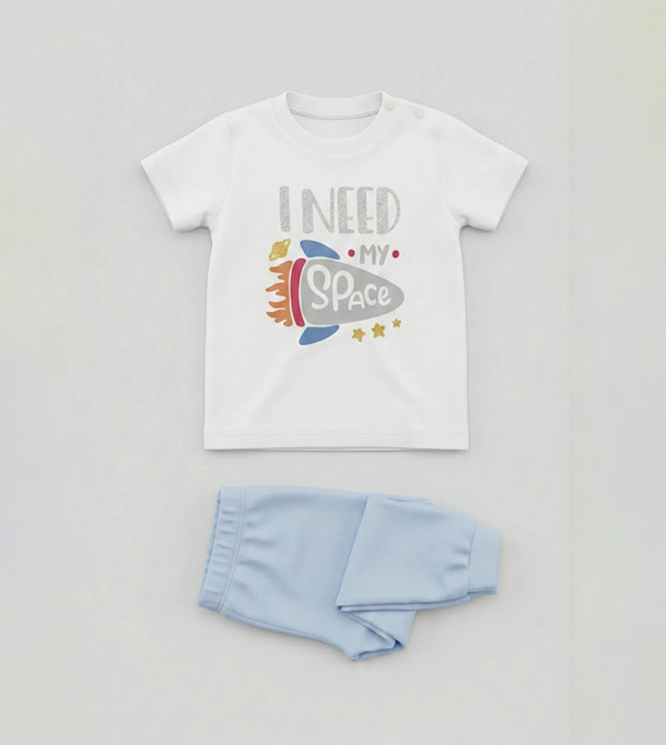 BABIES & MORE BABIES & MORE - White Top & Pyjama Sets
