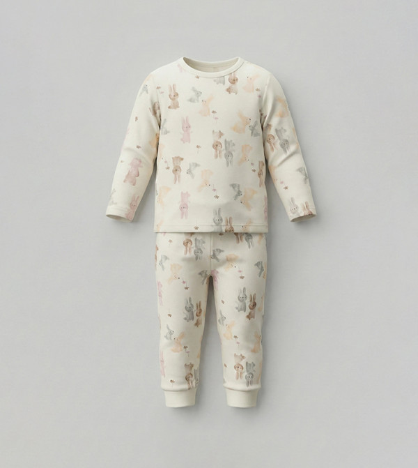 بيبيز آند مور بيبيز آند مور  - أوف وايت  مجموعات بلايز وبيجامة