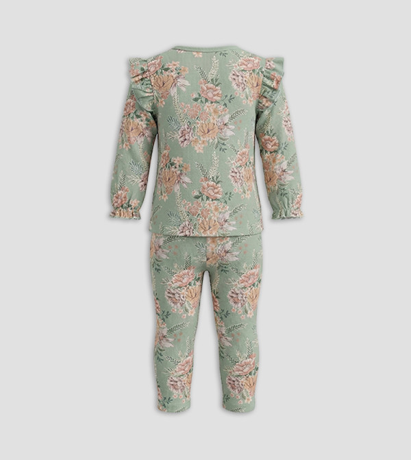 BABIES & MORE Nightwear - Green Top & Pyjama Sets