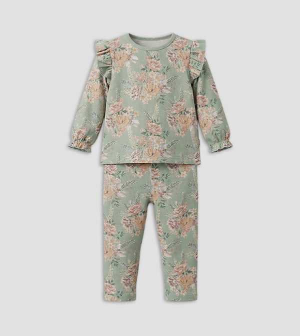 BABIES & MORE Nightwear - Green Top & Pyjama Sets