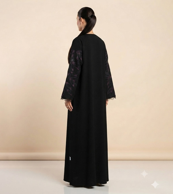 Nikias  Arabian Clothing - BLACK Abayas
