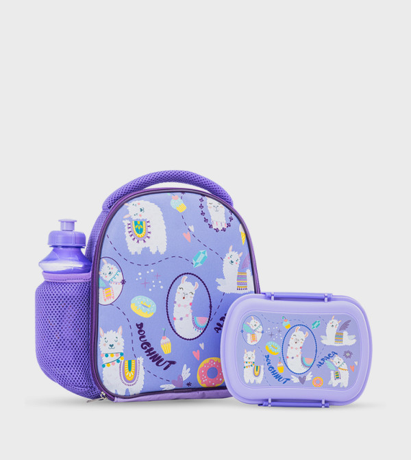 Nova Kids Nova Kids - Purple Lunch Bag Set