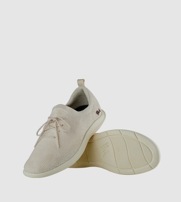 Neeman's  Sneakers - Beige Casual Lace up