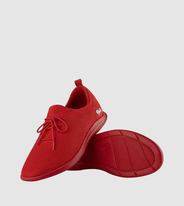 Neeman's Neeman's - Red Casual Lace up