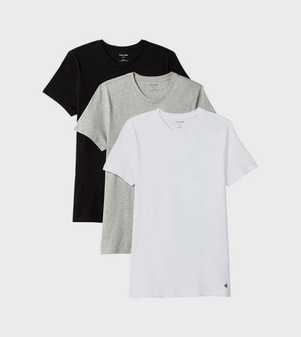 كالفين كلاين كالفين كلاين - متعدد Round Neck T-Shirts