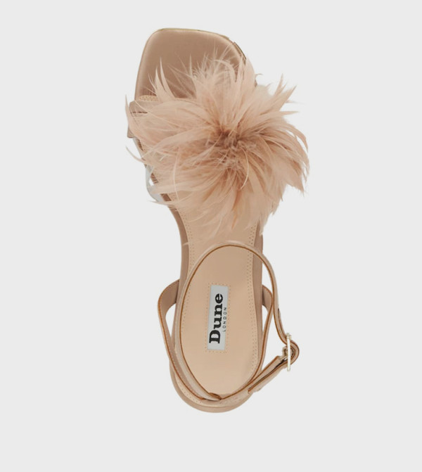 Dune London  Shoes - Gold Flat Sandals