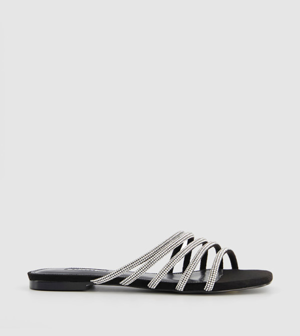 Dune London Dune London - Black Flat Sandals