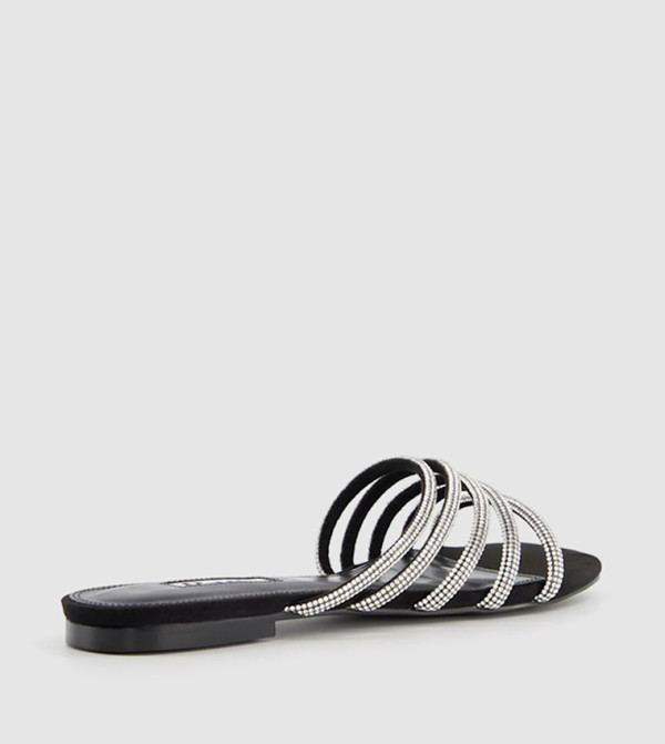 Dune London Dune London - Black Flat Sandals