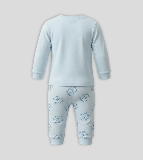 BABIES & MORE BABIES & MORE - Light Blue Top & Pyjama Sets