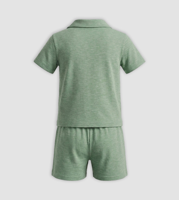 BABIES & MORE cool-kid-uniforms-k - Green Top & Shorts
