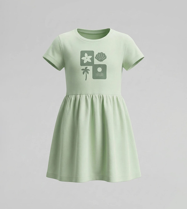 BABIES & MORE  caution-hottest-deals-om - Green Casual Dress