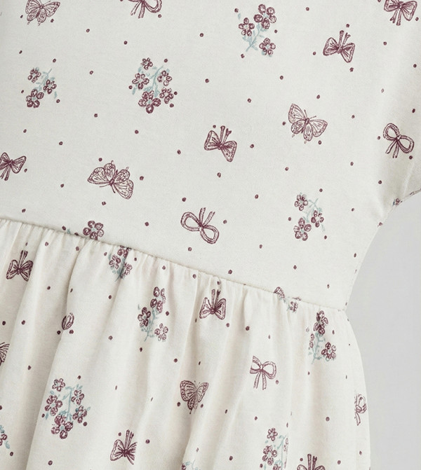 BABIES & MORE  play-dresses - Cream Casual Dress