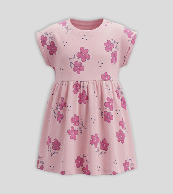 BABIES & MORE  play-dresses - Light Pink Casual Dress