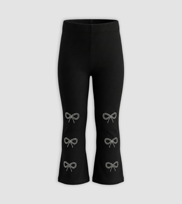 بيبيز آند مور  preppy-layers - أسود leggings
