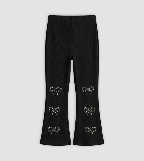 بيبيز آند مور  preppy-layers - أسود leggings