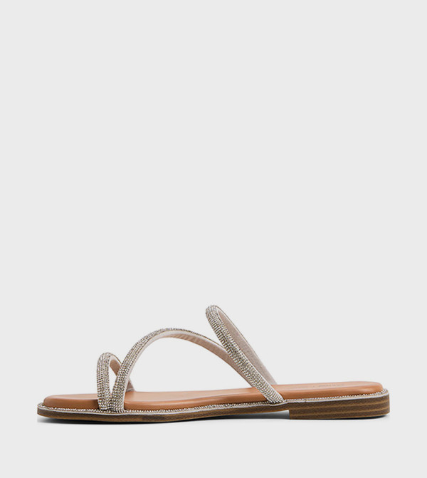 Call it Spring Call It Spring - Silver Flat Sandals