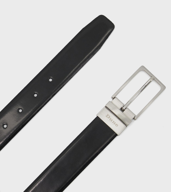 ديون لندن  أحزمة جلدية - أسود Leather Belts
