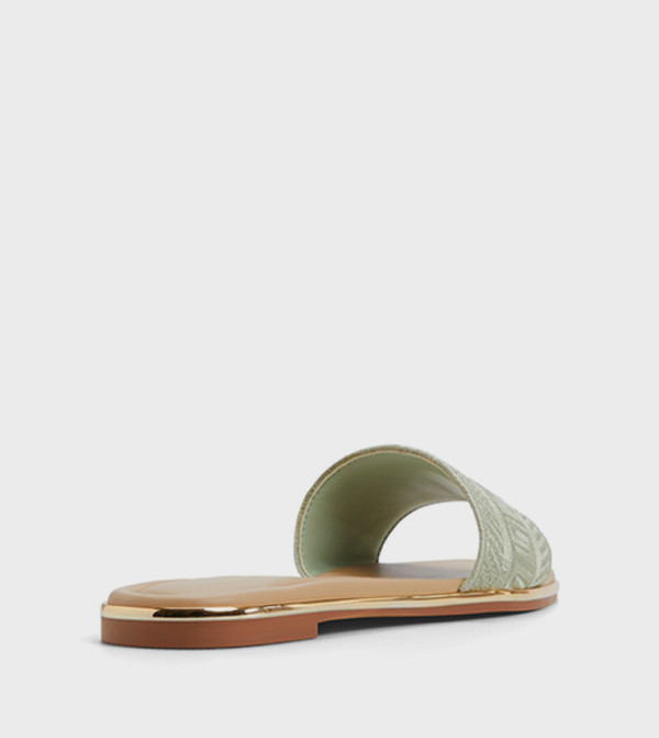 Aldo Flat Sandals - Mint Flat Sandals