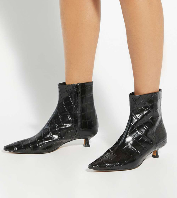 ديون لندن  أبوات - أسود Ankle length Boots