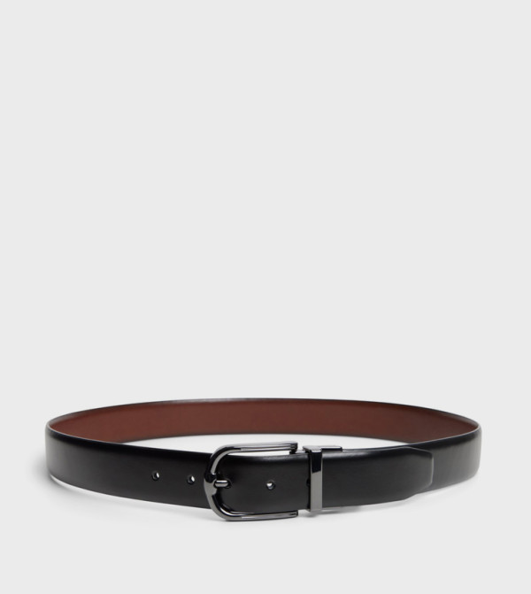 ألدو أكسيسوريز أحزمة كاجوال - أسود Non Leather Belts
