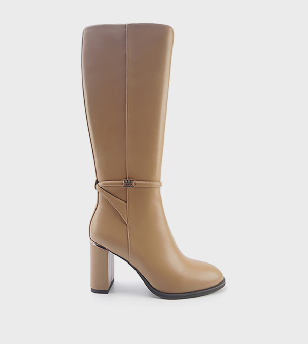 Nine West  Boots - Beige Knee length Boots