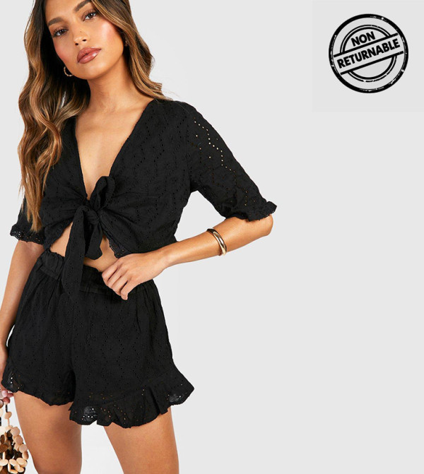 boohoo boohoo - BLACK Co-Ord Set