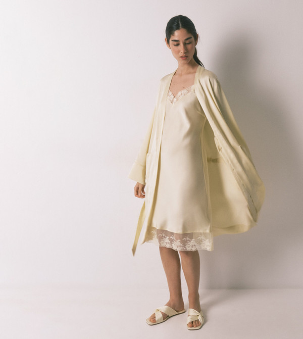 Women’secret  Clothing - Yellow Night Robes & Kimonos