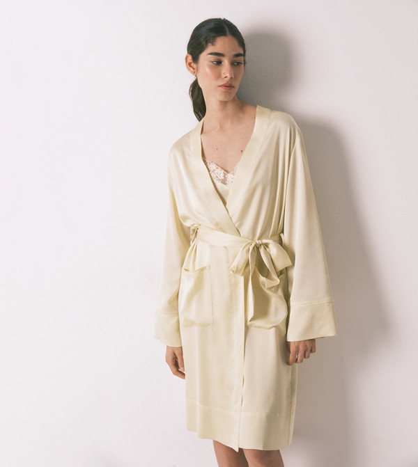 Women’secret  Clothing - Yellow Night Robes & Kimonos