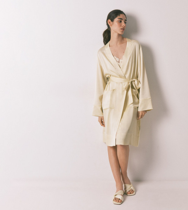 Women’secret  Clothing - Yellow Night Robes & Kimonos
