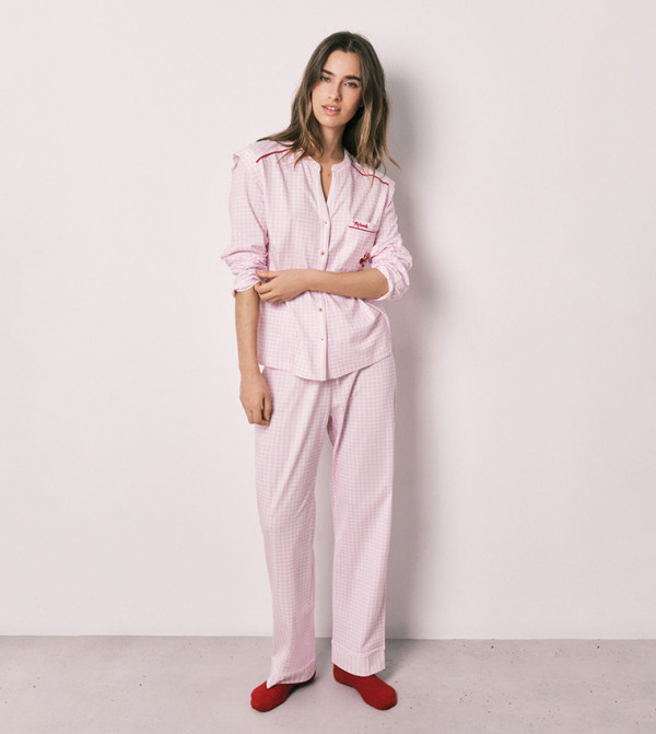 ويمينز سيكريت ويمينز سيكريت - وردي Pyjama Set