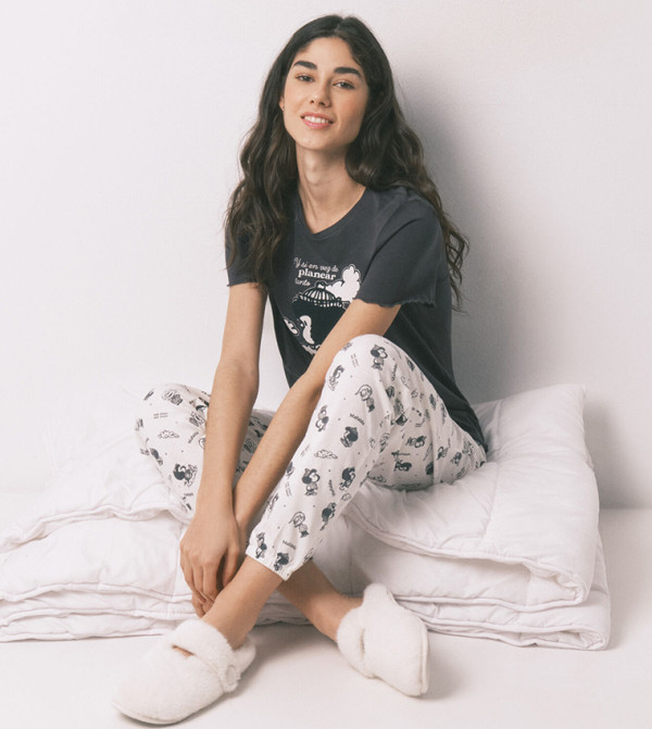 ويمينز سيكريت ويمينز سيكريت - أسود Pyjama Set