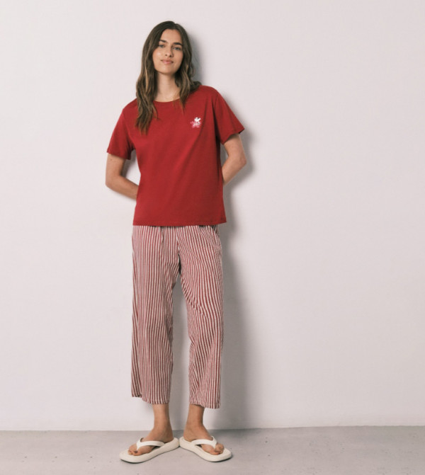 ويمينز سيكريت ويمينز سيكريت - أحمر Pyjama Set