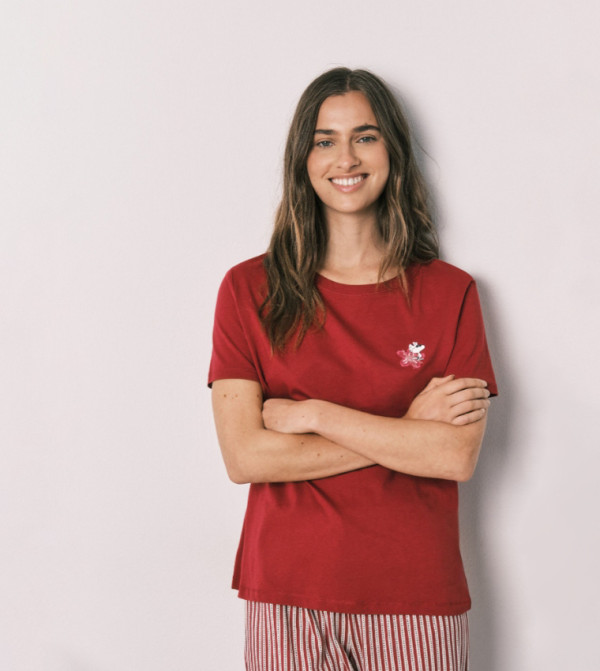 ويمينز سيكريت ويمينز سيكريت - أحمر Pyjama Set