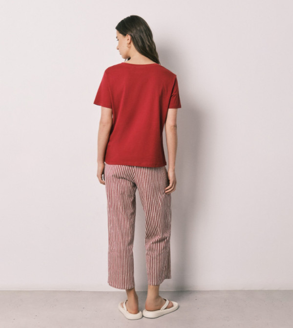 ويمينز سيكريت ويمينز سيكريت - أحمر Pyjama Set