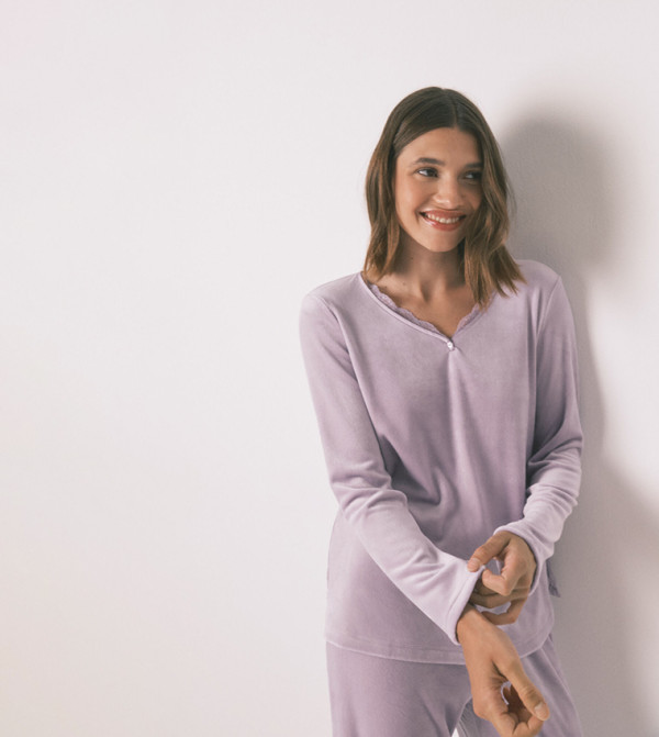 ويمينز سيكريت ويمينز سيكريت - بنفسجي  Pyjama Set