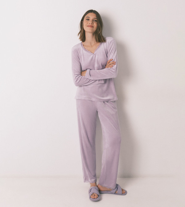ويمينز سيكريت ويمينز سيكريت - بنفسجي  Pyjama Set