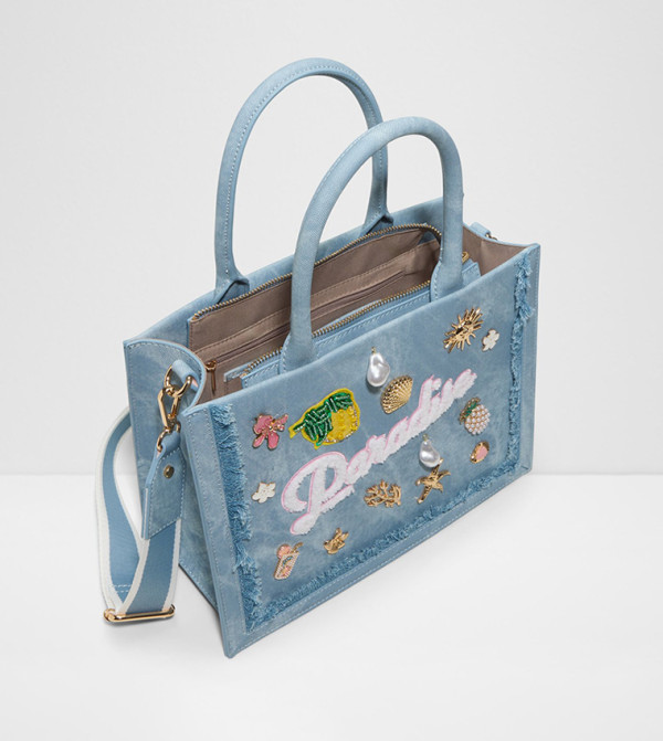 Aldo  Tote Bags - Blue Tote Bags